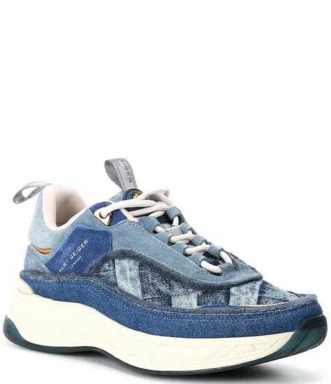 kurt geiger denim sneakers.